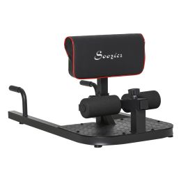 3 in 1 Padded Push Up Sit Up Squat Machine, Home Gym Fitness Equipment, Black
