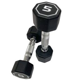 Premium Octagonal Dumbbell, Large Numbers, Hard Chrome Plated Handle Dumbbells to Assist with Push-Ups