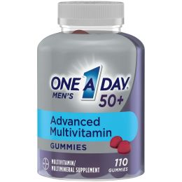 One A Day Men's 50+ Gummies Multivitamin w/ Immunity and Brain Support; 110 Count