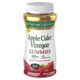 Nature's Bounty Apple Cider Vinegar Gummies Dietary Supplement; 500 mg