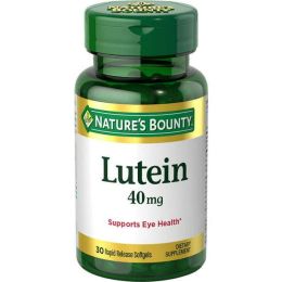 Nature's Bounty Lutein Softgels; Supports Eye Health; 40 mg; 30 Count