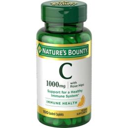 Nature's Bounty Vitamin C + Rose Hips; 1000 mg; 100 Coated Caplets