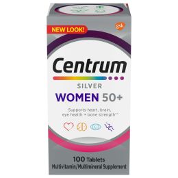 Centrum Silver Multivitamins for Women Over 50; Multimineral Supplement; 100 Count