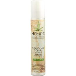 HEMPZ by Hempz FRESH FUSIONS CITRINE CRYSTAL & QUARTZ HERBAL FACE, BODY & HAIR HYDRATING MIST 5.07 OZ