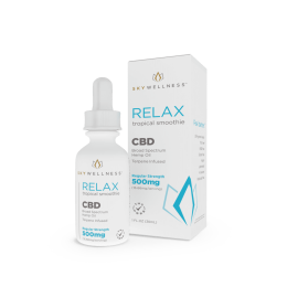 Sky Wellness CBD Relax Oil Drops 500mg Tropical Smoothie