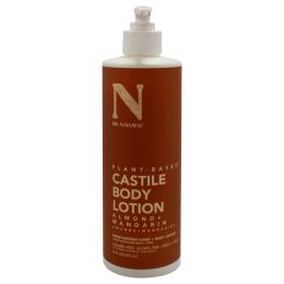 Castile Body Lotion - Almond plus Mandarin by Dr. Natural for Unisex - 16 oz Body Lotion