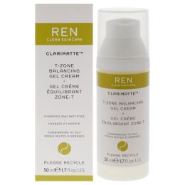 Clarimatte T-Zone Balancing Gel Cream - Combination To Oily Skin by REN for Unisex - 1.7 oz Cream