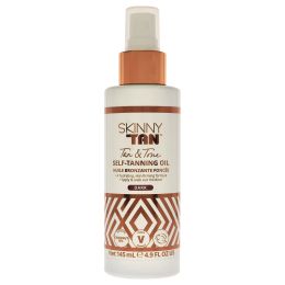 Tan and Tone Self-Tanning Oil - Dark by Skinny Tan for Women - 4.9 oz Oil