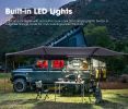 San Hima 180 Degree Free-Standing Awning 600D Double-Ripstop Oxford UPF50+ 4WD