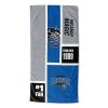 [Personalization Only] OFFICIAL NBA Colorblock Personalized Beach Towel - Orlando Magic
