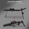 Foldable Ab Machine Workout Bench Abdominal Cruncher Resistance Bands