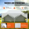 VEVOR 10x20 FT Pop up Canopy with Removable Sidewalls, Instant Canopies Portable Gazebo & Wheeled Bag, UV Resistant Waterproof