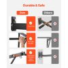 Pull Up Bar, 50 in Width Wall Mounted Pull Ups, Adjustable Depth 22" or 30" from Wall, Heavy Duty Steel Upper Body Workout Bars