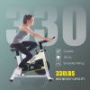 Exercise Bike 300LBS Weight Capacity 35LB Heavy Flywheel Indoor Stationary Bike with LCD Monitor for Home Gym Cardio Workout