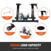 Bike Trainer Stand, Fluid Stationary Bike Stand for 26"-29" Wheels, Noise Reduction Fluid Flywheel, Portable Cycling Stand for Indoor Riding Exercise