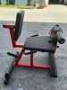 Adjustable Leg Extension and Curl Machine, Heavy Duty Leg Rotary Extension Machine for Lower Body Workouts, Multifunctional Home Gym Weight Machine