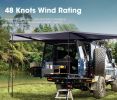 San Hima 180 Degree Free-Standing Awning 600D Double-Ripstop Oxford UPF50+ 4WD