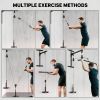 Weight Cable Pulley System for Home Gym with Universal Loading Pin for LAT Pull Down, Biceps Curl Workout, Red