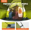 VEVOR 3 Person Camping Tent, Waterproof Lightweight Backpacking Tent for Outdoor Family Camping,Hiking,Hunting, Mountaineering Travel 7'x7'x48"