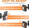 Adjustable Two Dumbbells Or Dumbbells Sets 50LB Square Dumbbell 9 in 1 Free Weights for Multi weight Options Quick-Lock Adjustable