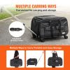 VEVOR Cat Carrier with Wheels, Rolling Pet Carrier with Telescopic Handle and Shoulder Strap, Dog Carrier with Wheels for Pets under 35 lbs