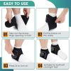 Foot Massager for Neuropathy, Rechargeable Ankle Heating Pad with Massage for Circulation, Foot and Ankle Massager for Pain Relief
