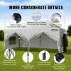 VEVOR 10x20 FT Pop up Canopy with Removable Sidewalls, Instant Canopies Portable Gazebo & Wheeled Bag, UV Resistant Waterproof