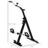 Seated Pedal Exerciser, Foldable Leg Exercise Bike with LCD Monitor for Seniors Elderly Rehabilitation Recovery Therapy