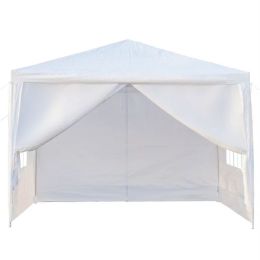 Canopy Tent for Patio Garden;  Outdoor Open Gazebo BBQ Tent for Air circulation;  Sunshade Shelter Pavilion for Party Wedding Catering Gazebo Garden B (Shape: 10' x 10' with 4 Sides)
