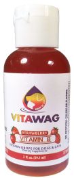 Vitawag All Natural Super Concentrated Dog and Cat Liquid Supplements (size: 2 oz Bottle - Strawberry - Vitamin B - (VT1SB))