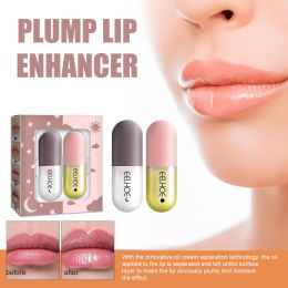 EELHOE Day And Night Lip Moisturizing Capsule, Hydrates Increases Lip Elasticity And Volumizes Lip Duller Lip Plump Lip Liquid (Quantity: 1pc)